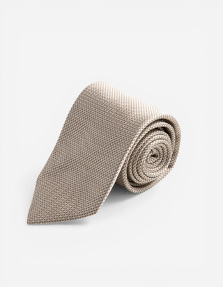 Slips Siden Vävd Beige One Size