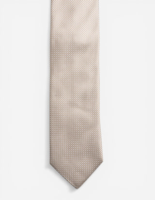 Slips Siden Vävd Beige One Size