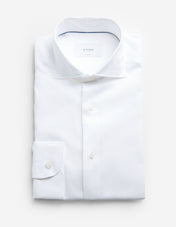 Casual Fit Skjorta Signature Oxford Vit