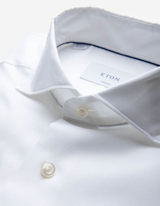 Casual Fit Skjorta Signature Oxford Vit