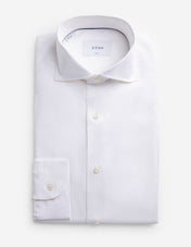 Casual Fit Skjorta Signature Oxford Vit