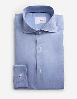 Casual Fit Skjorta Signature Oxford Ljusblå