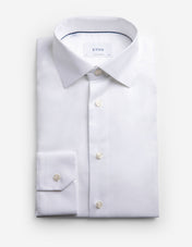 Cotemporary Fit Skjorta Bomull/Tencel Vit