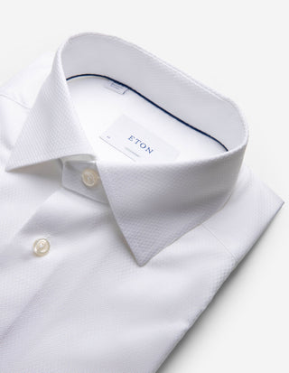 Cotemporary Fit Skjorta Bomull/Tencel Vit