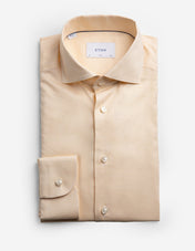 Slim Fit Skjorta Oxford Gul