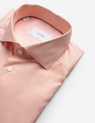Slim Fit Skjorta Oxford Ljusorange