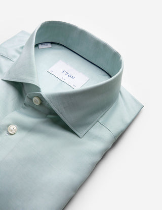 Slim Fit Skjorta Oxford Ljusgrön