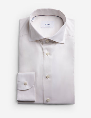 Contemporary Fit Skjorta Oxford Offwhite