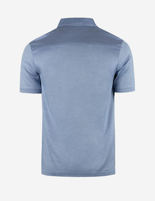 Pikétröja Filo di Scozia Jersey Blå
