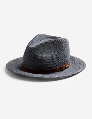 Traveller Raffia Crochet Denimblå
