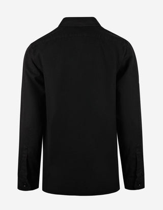 Utility Overshirt Bomull/Linne Svart