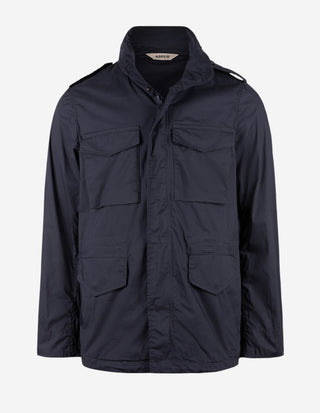 Field Jacket Bomull Nylon Navy