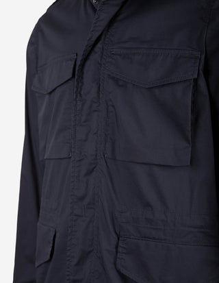 Field Jacket Bomull Nylon Navy