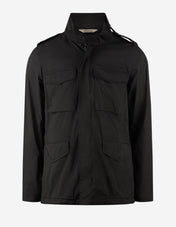 Field Jacket Bomull Nylon Svart