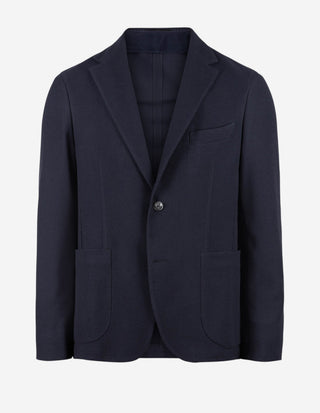 Sawyer Blazer Jersey Marinblå