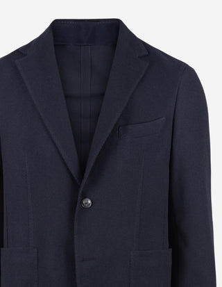 Sawyer Blazer Jersey Marinblå