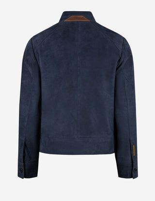 Harrington Jacka Mocka Blå