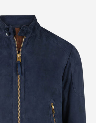 Harrington Jacka Mocka Blå