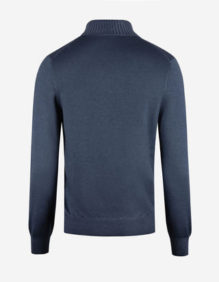 Zip-tröja Vintage S Merino Blå