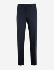 Negroni Wide-Fit Byxa Bomullsstretch Marinblå