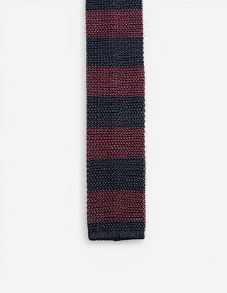 Grana Riso Stickad Slips Siden Plommonröd/Navy One Size
