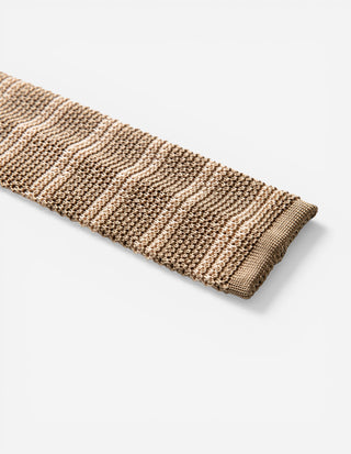Grana Riso Stickad Slips Siden Beige/Mörkbeige One Size