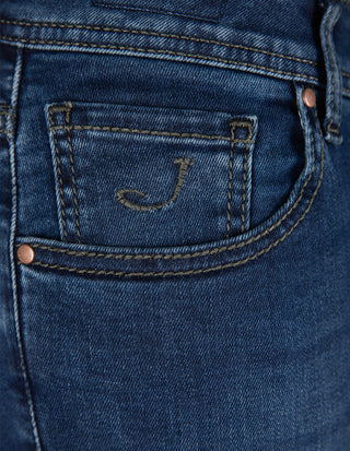 Nick Jeans Denim Stretch Vintage Blå