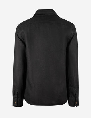 Firenze Overshirt Linne Svart