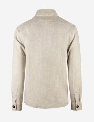 Firenze Overshirt Linne Beige