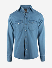 Sartorial Casual Shirt Denim Ljusblå