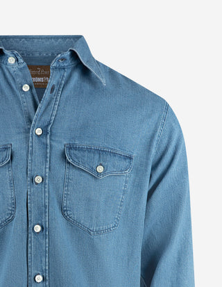 Sartorial Casual Shirt Denim Ljusblå