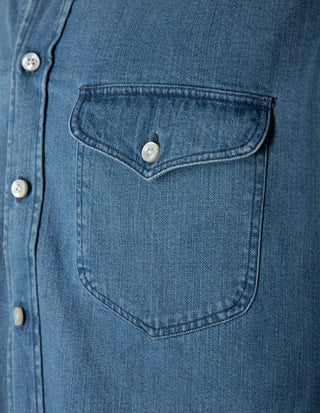 Sartorial Casual Shirt Denim Ljusblå