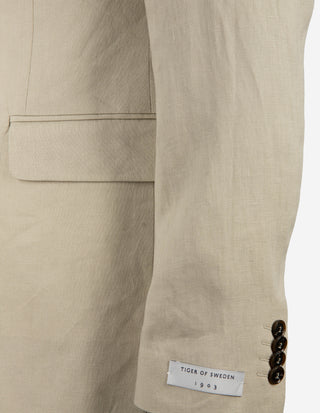 Justin Kavaj Linne Ljusbeige