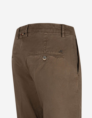 Torino Chinos Bomull Stretch Brun