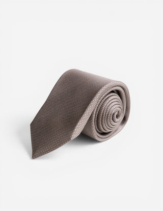 Slips Siden Nougat/Vit One Size
