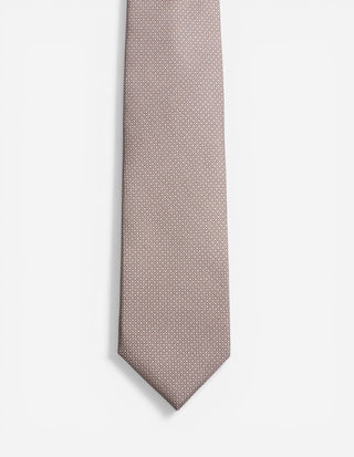 Slips Siden Nougat/Vit One Size