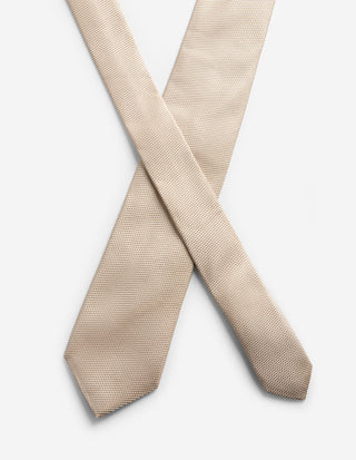 Slips Siden Vävd Struktur Ljusgul