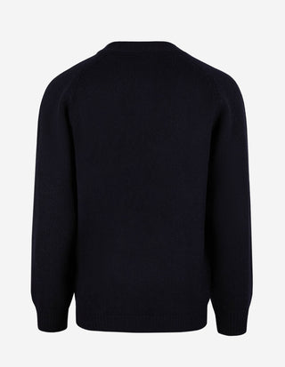 Yeovil Club Cardigan Lammull Navy