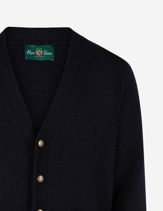 Yeovil Club Cardigan Lammull Navy