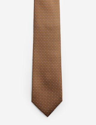 Slips Siden Mönstrad Brun