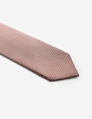 Slips Siden Mönstrad Rosa