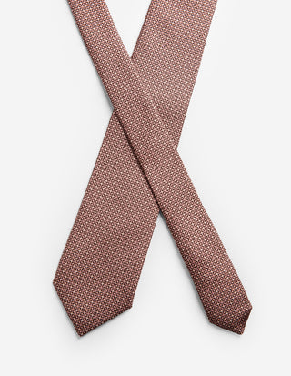 Slips Siden Mönstrad Rosa