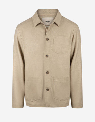 Pablo Overshirt Kashmir Ljusbeige