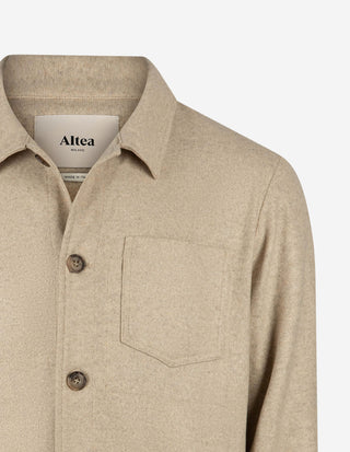 Pablo Overshirt Kashmir Ljusbeige