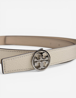 Miller Vändbart Bälte Silver/Vit/Beige