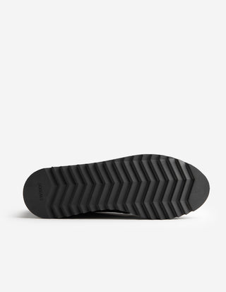 Sneaker Trekking Läder/Mocka Mörkblå