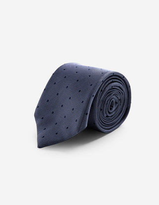 Slips Siden Vävd Denimblå