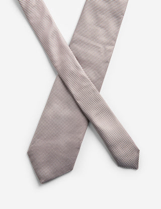 Slips Siden Vävd Beige