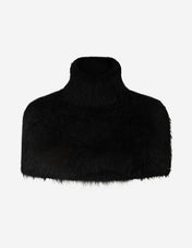 Sylvia Halv Polo-Poncho Svart