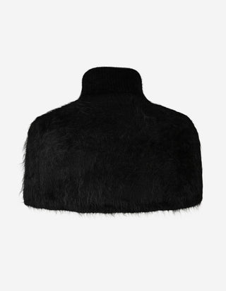 Sylvia Halv Polo-Poncho Svart
